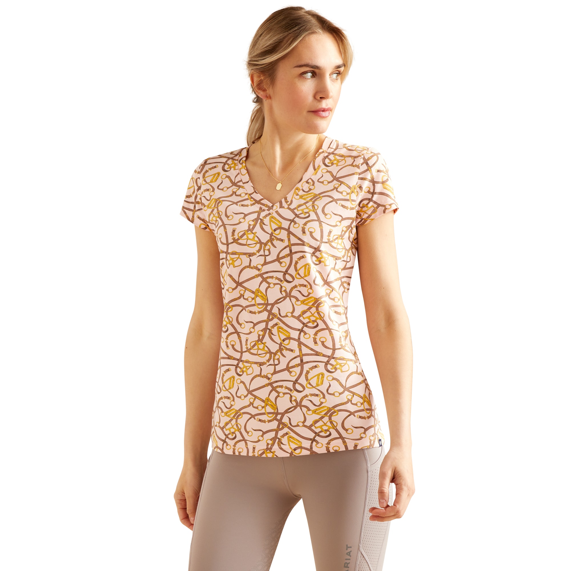 Bridle T-Shirt - Blushing Rose