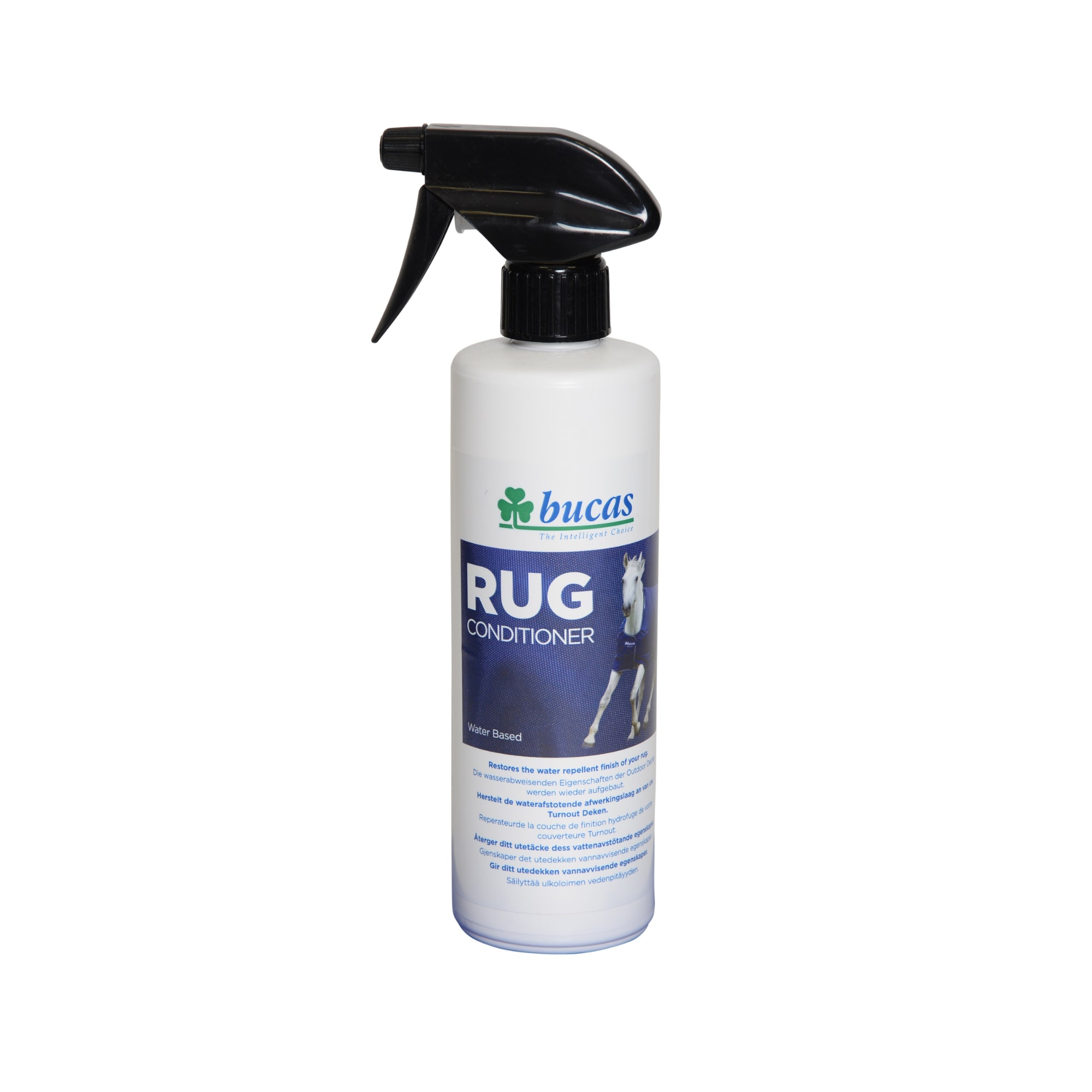 Bucas Rug Conditioner 500 ml sprayflaska - impregnering för hästtäcken