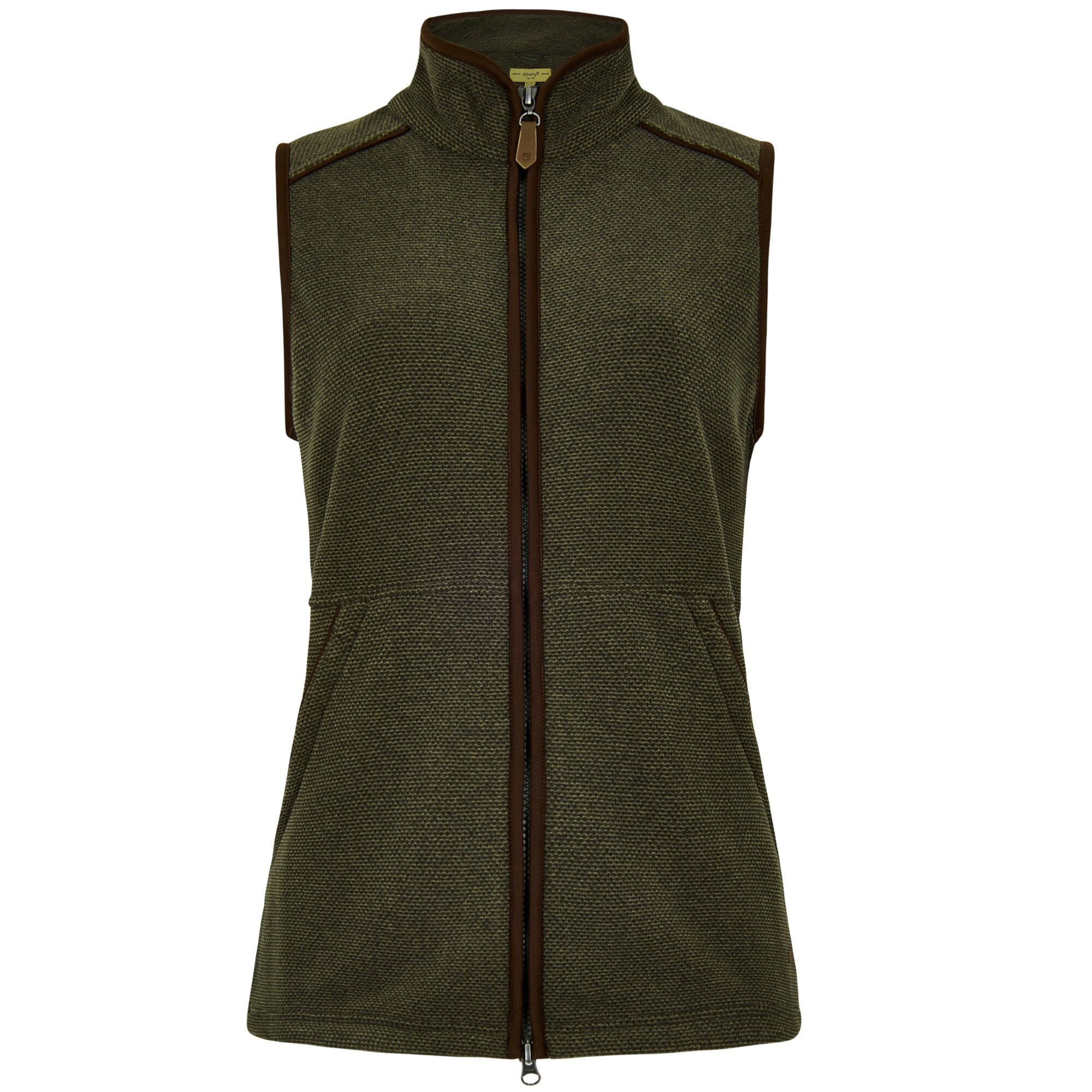 Carbury Fleeceweste - Olive