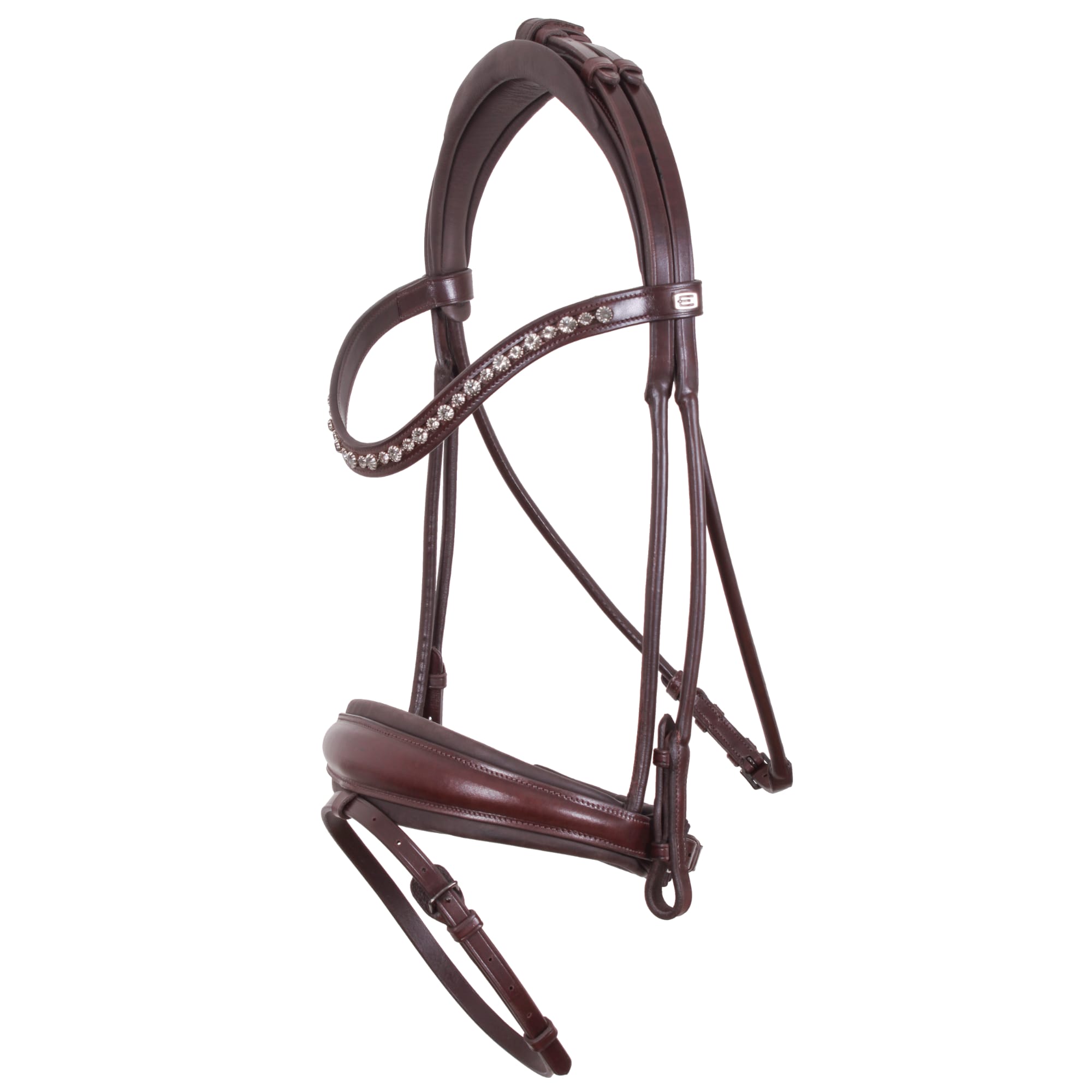 Hamilton Rundgenähte Trense - Braun