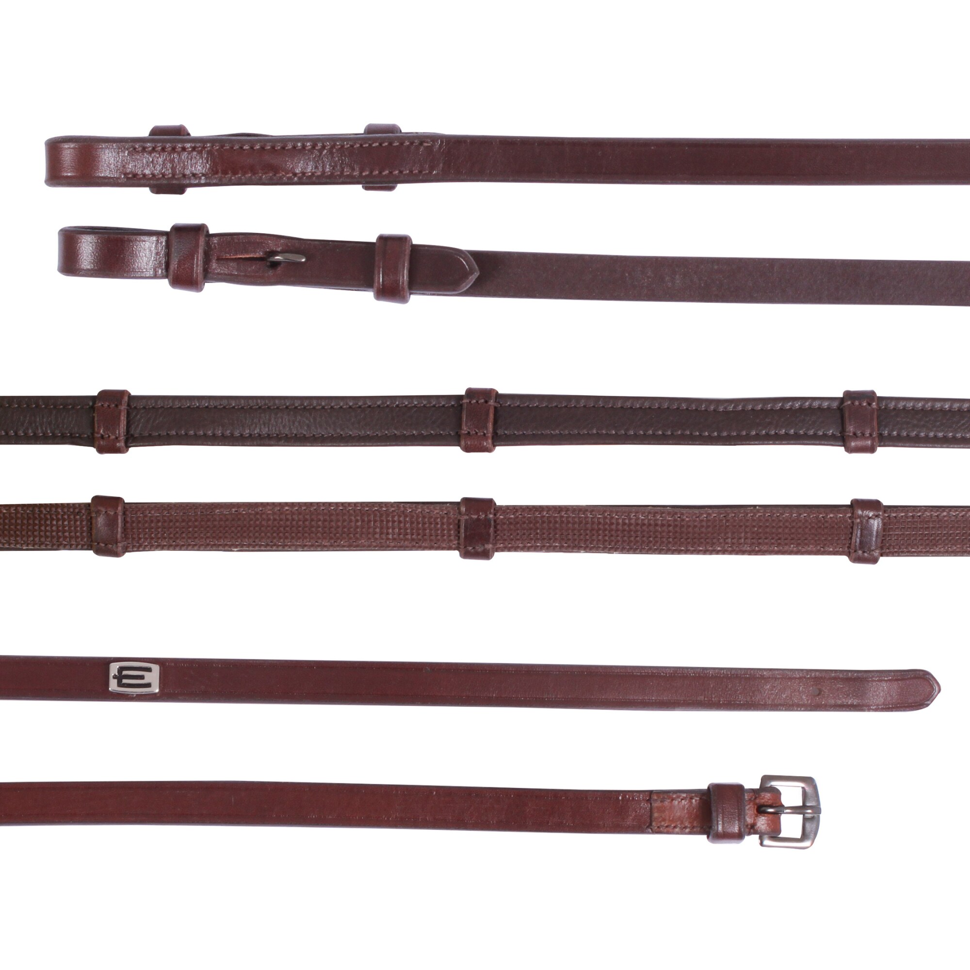 Hunterzügel Dressur - Silbernem E/Braun