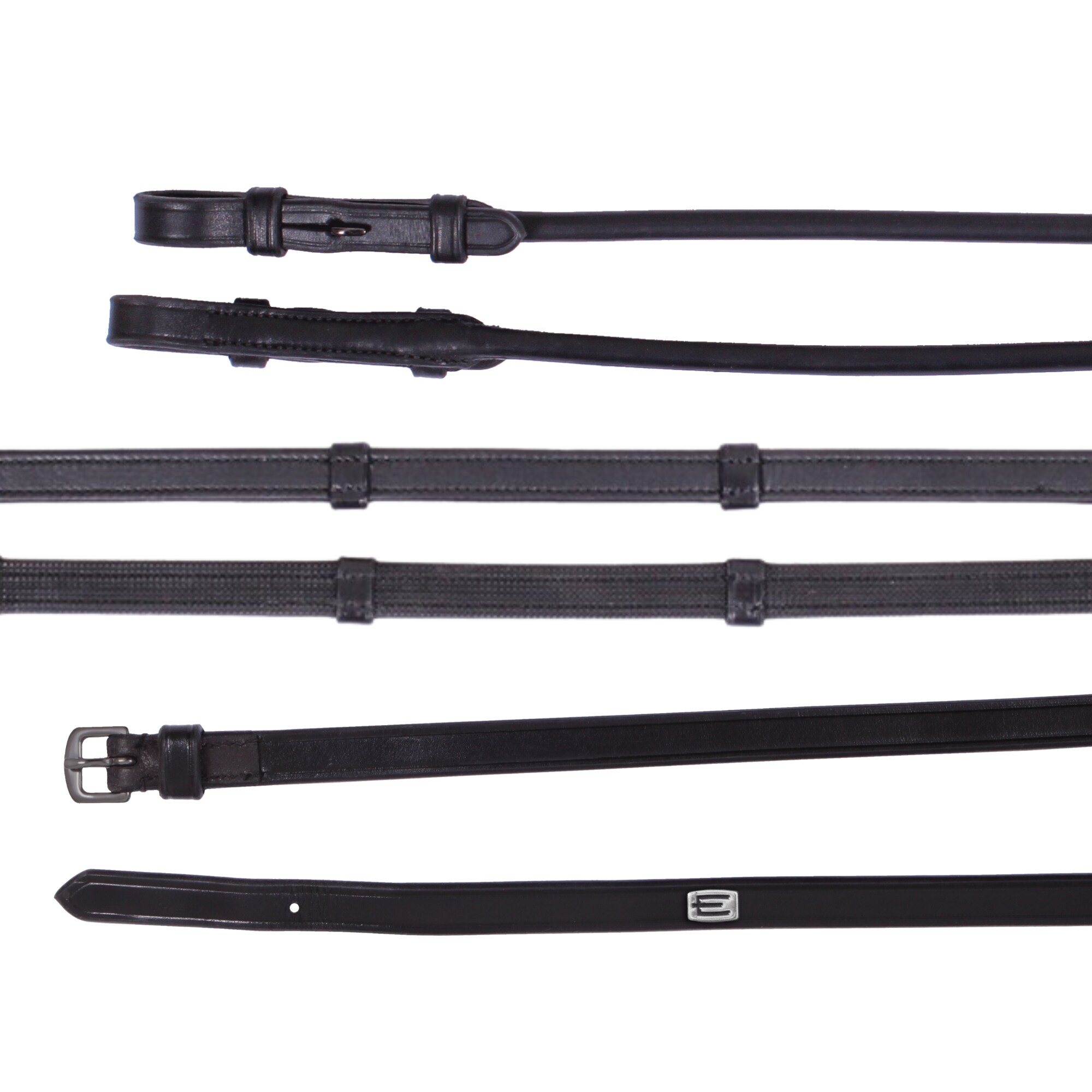 RS Hunterzügel Dressur - Silbernem E/Schwarz