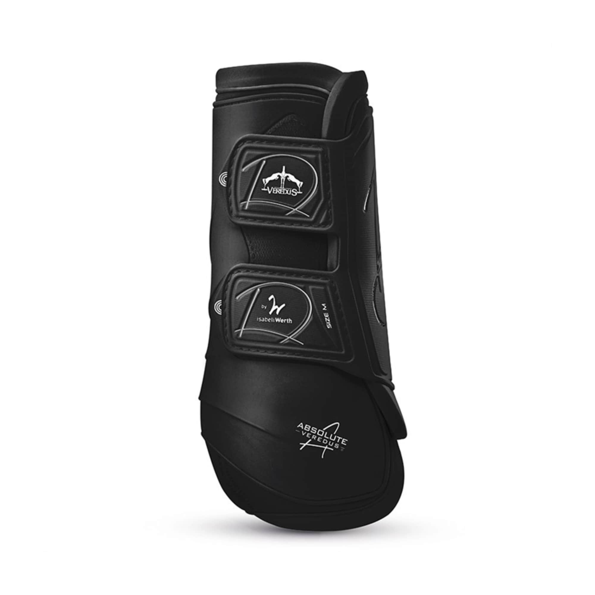Veredus Absolute Velcro - svarta frambensskydd för dressyr