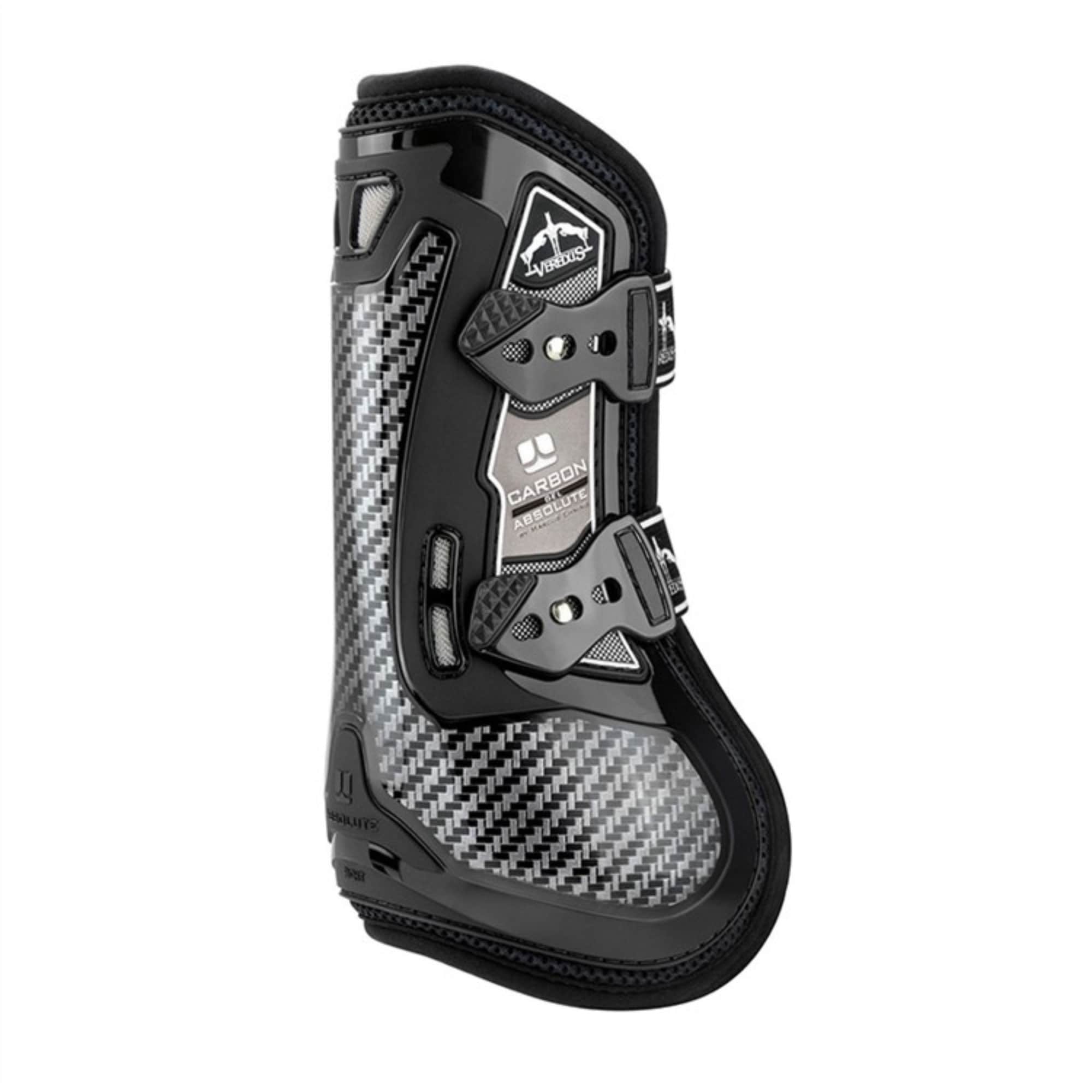 Veredus Carbon Gel Absolute Front Benskydd - Svart