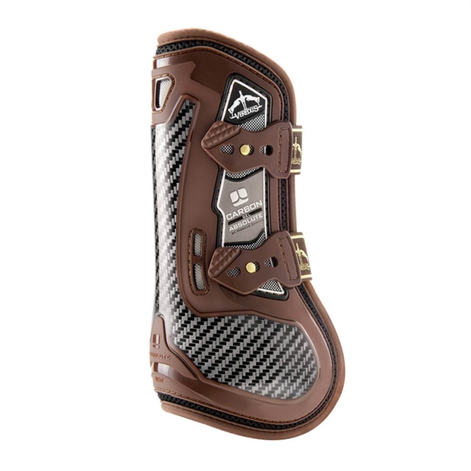 Veredus Carbon Gel Absolute Front Benskydd - Brun