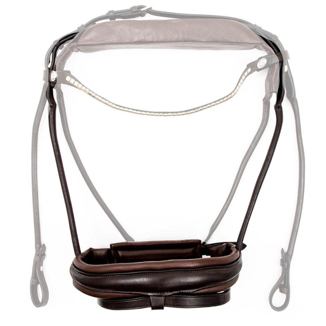 Finesse Bridle Nasenriemen - Braun