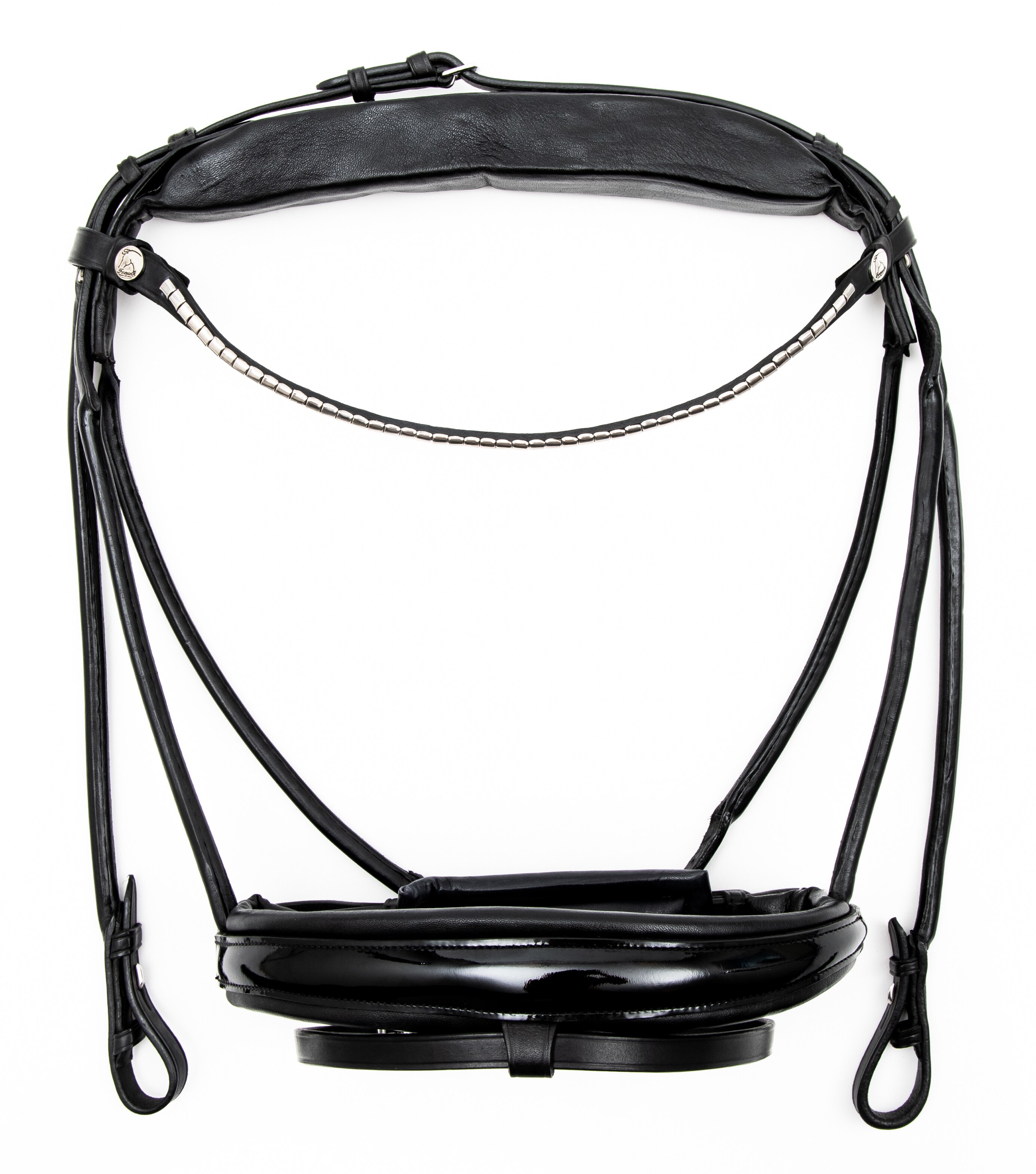 Finesse Bridle - Schwarz/Lack