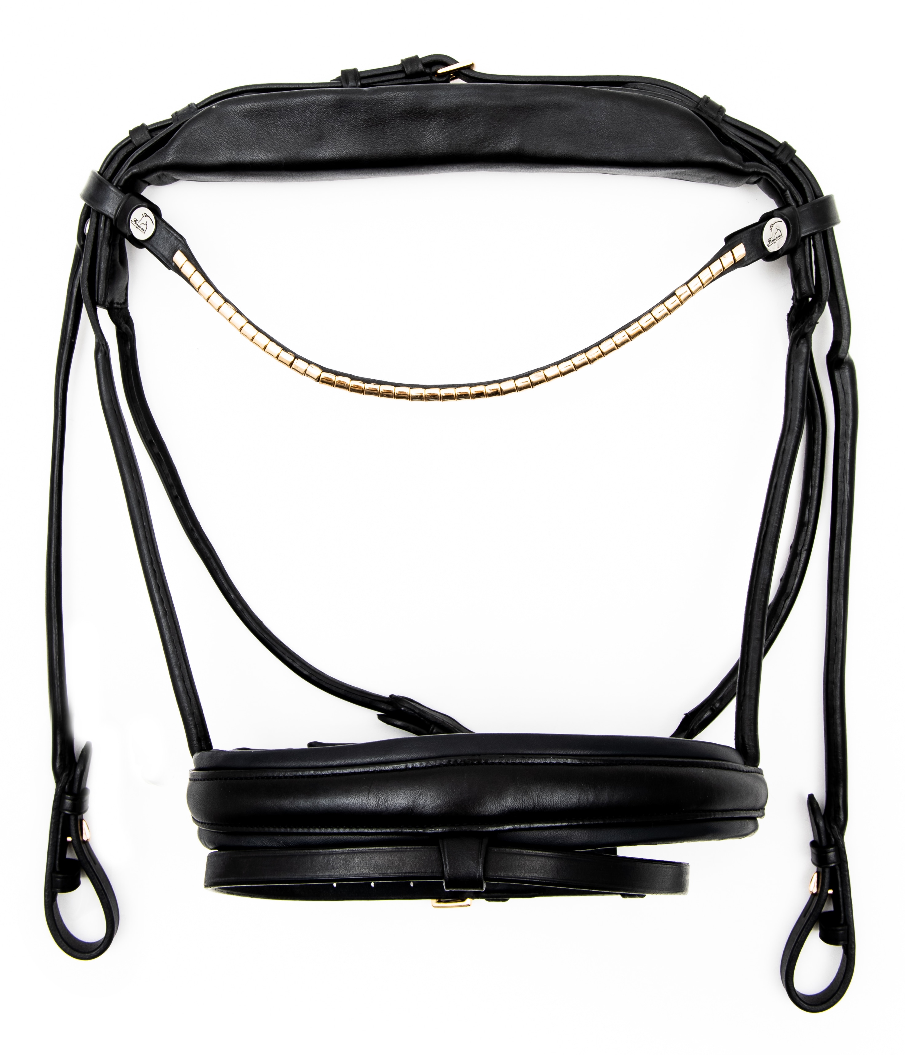 Finesse Bridle - Schwarz/Messing