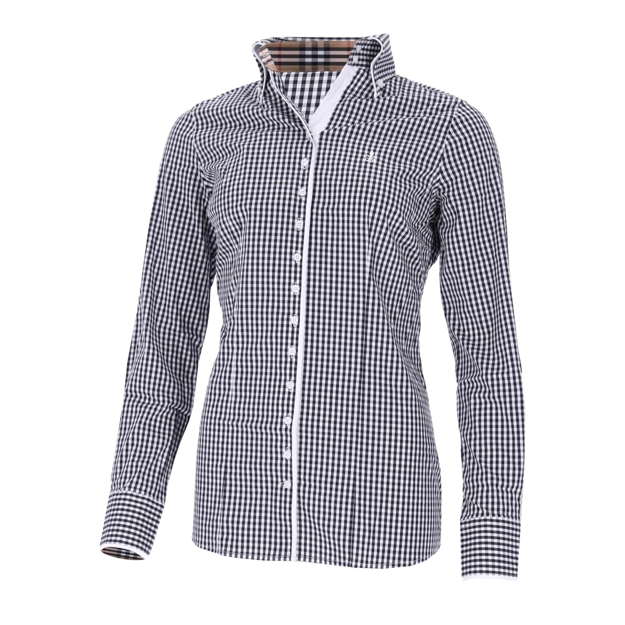 Hemd Eleonora London - Weiß/Schwarz