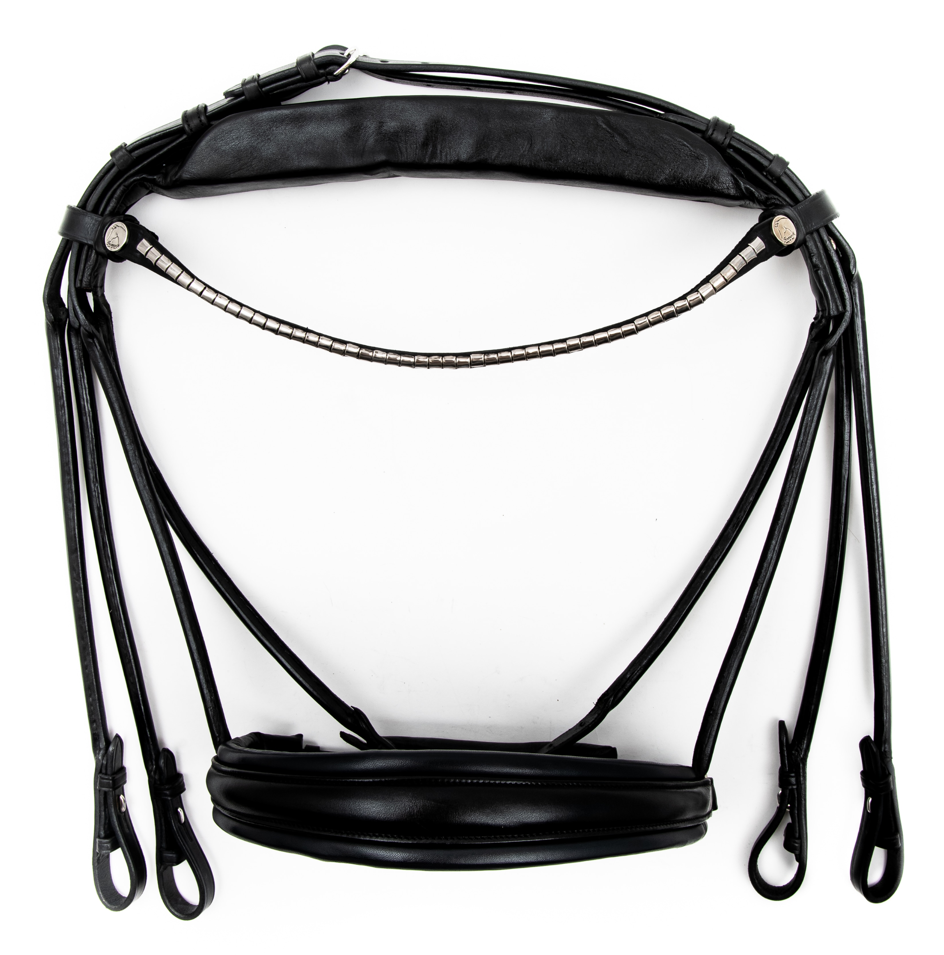 Finesse Double Bridle - Schwarz/Schwarz