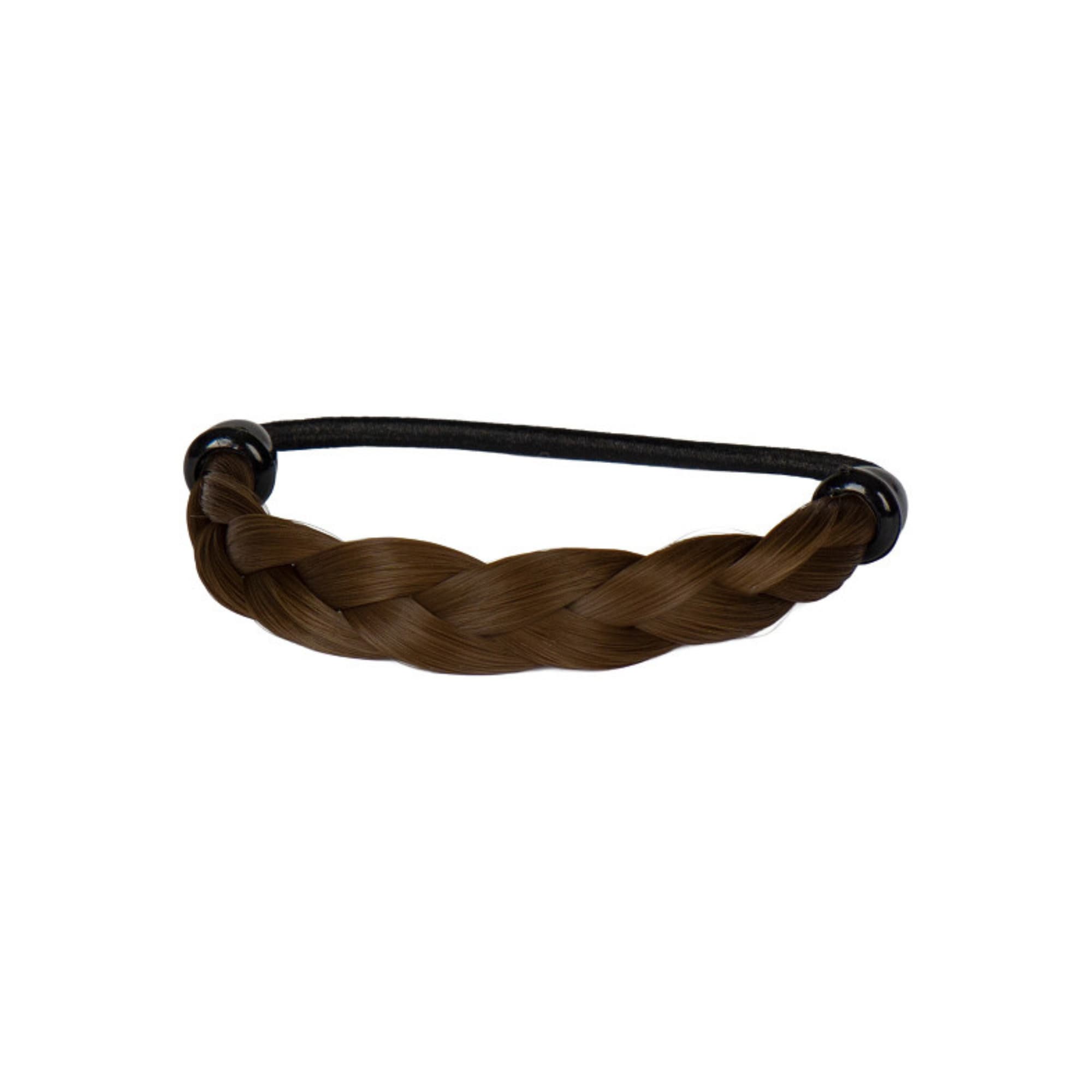 Scrunchie Geflochtener Haarzopf - Braun