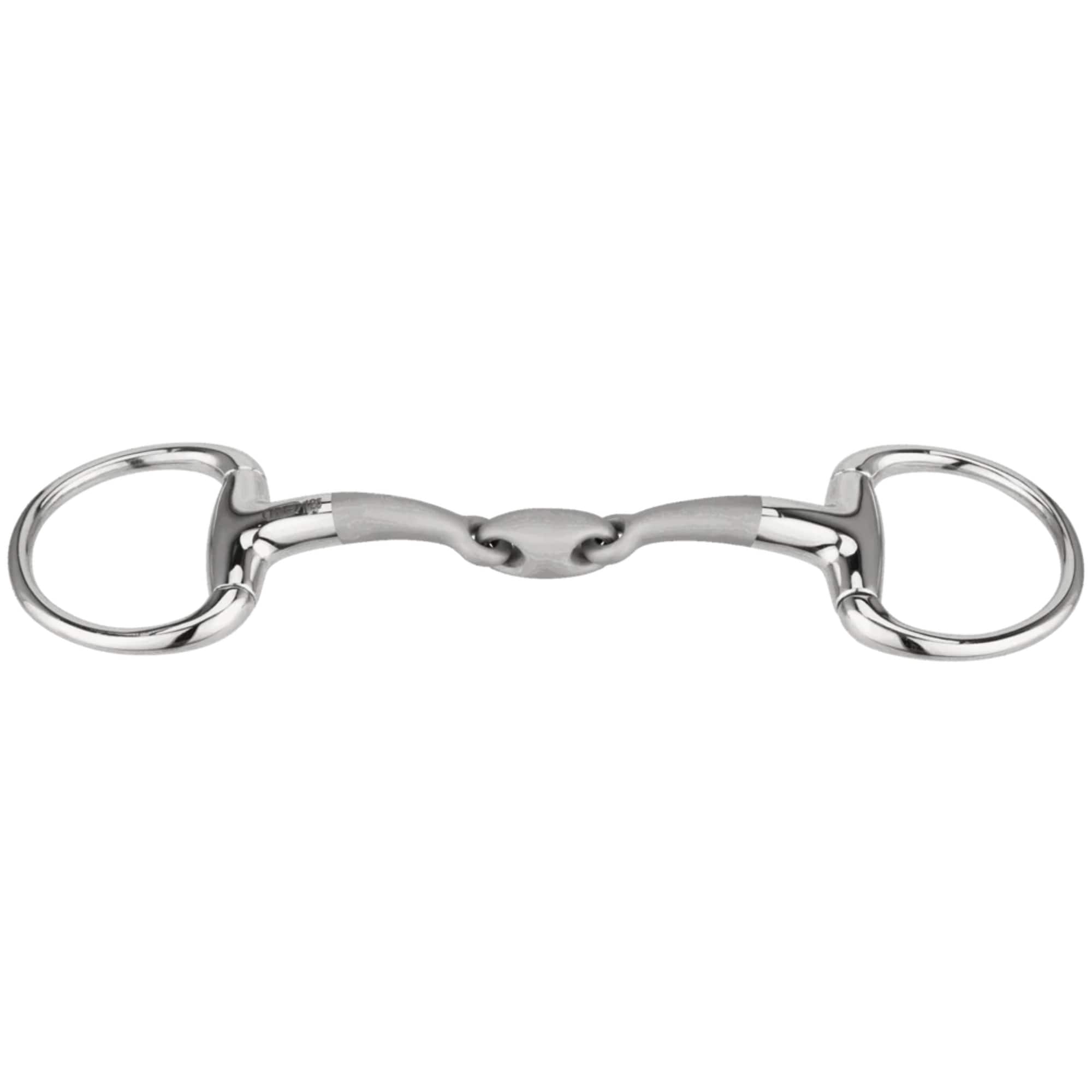 Satinox Unterlegtrense Eggbett doppelt gebrochen - 12 mm