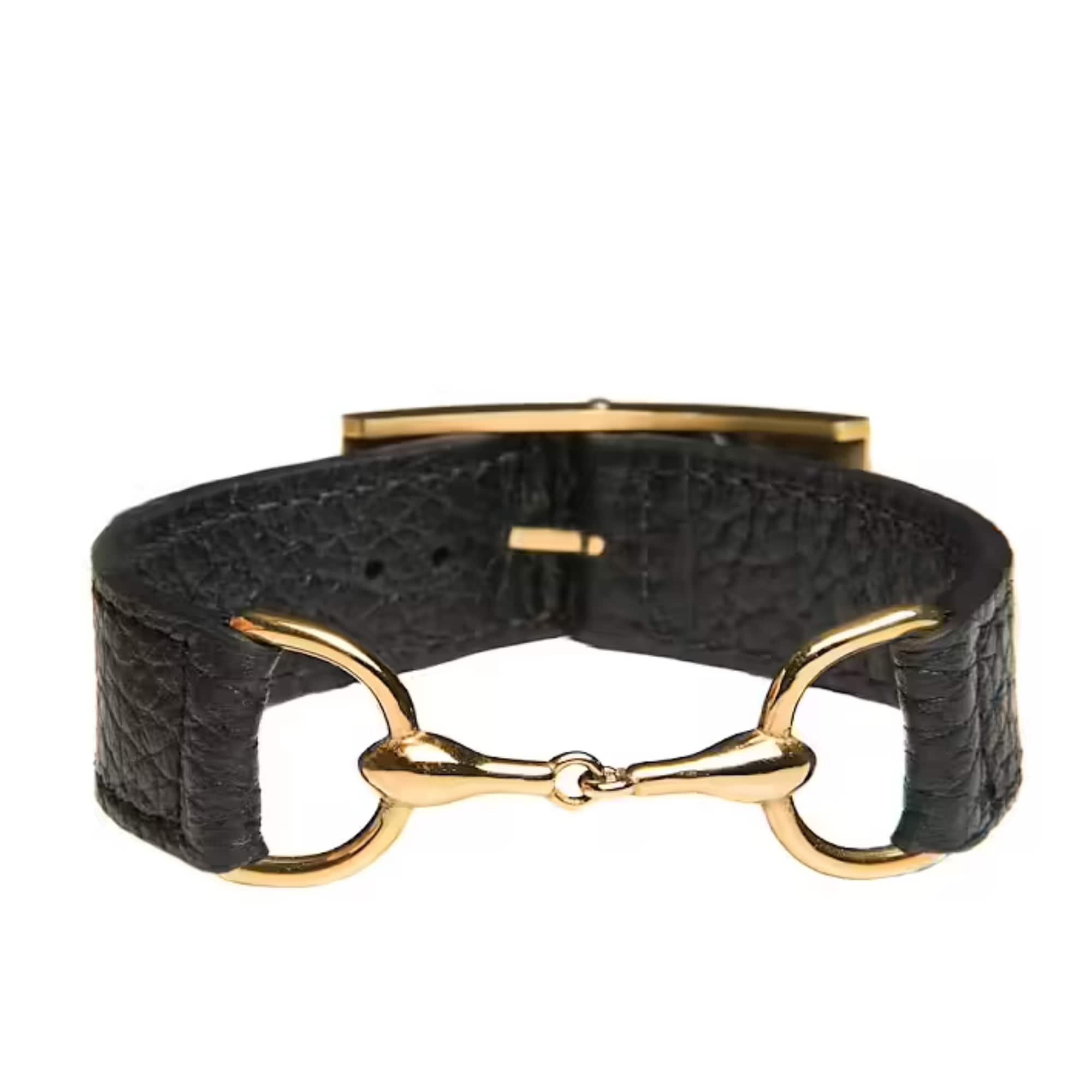 Armband Gold Gebiss - Schwarz