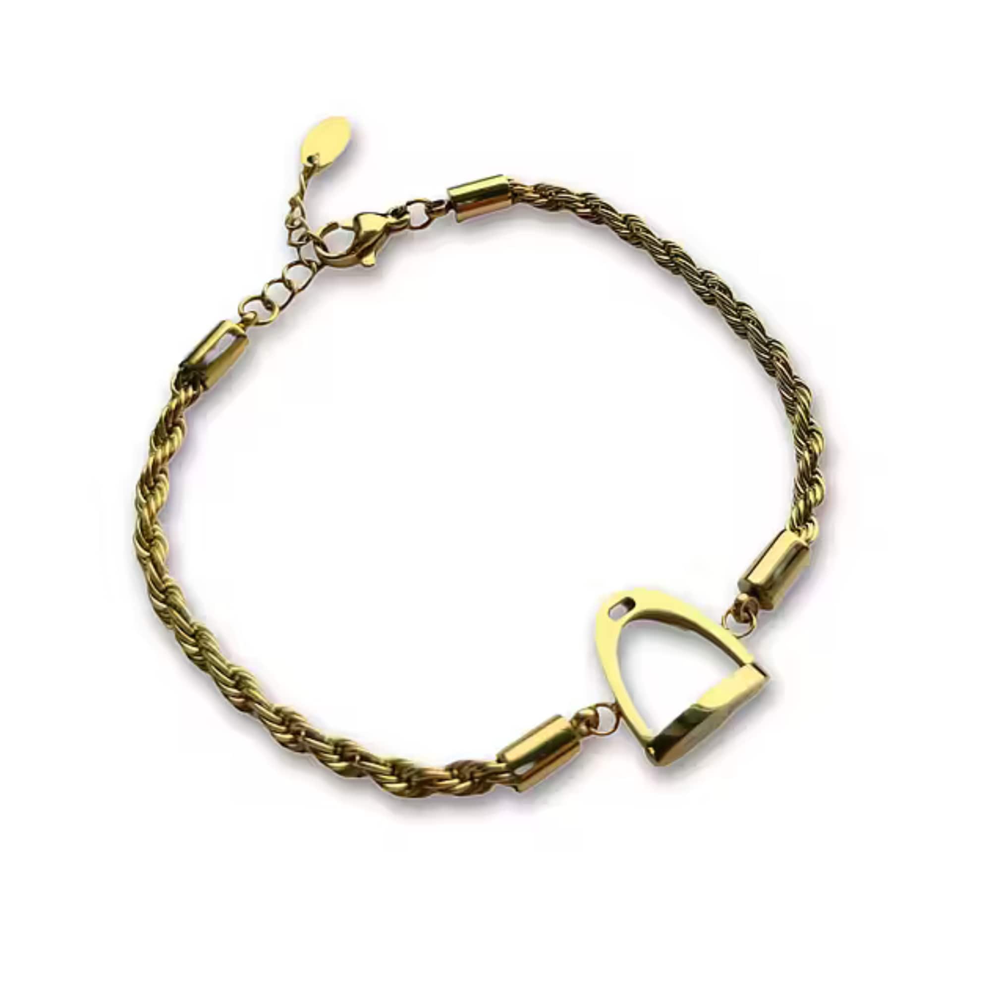 Steigbügelarmband - Gold