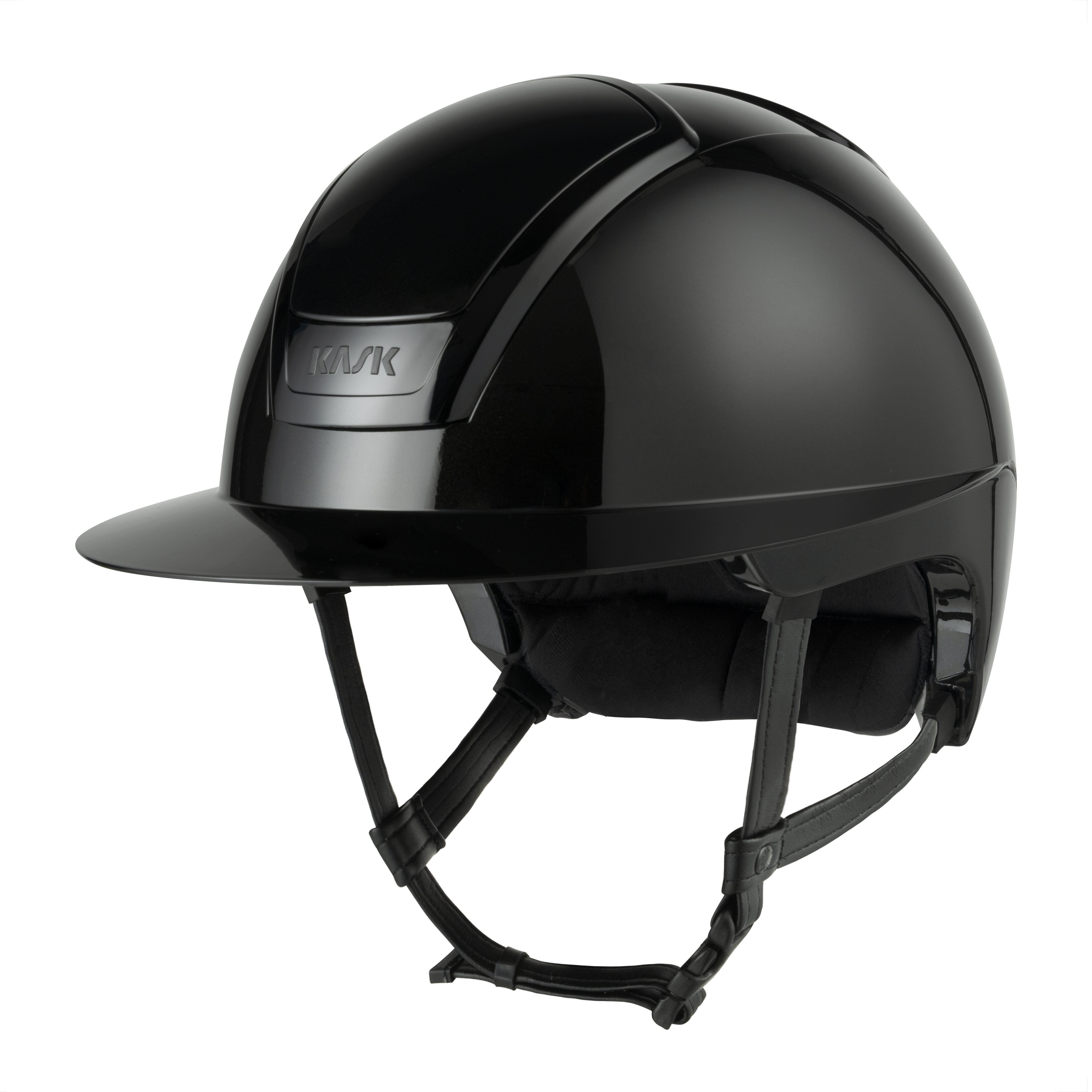 Nemesi Wide Peak Shine - Schwarz