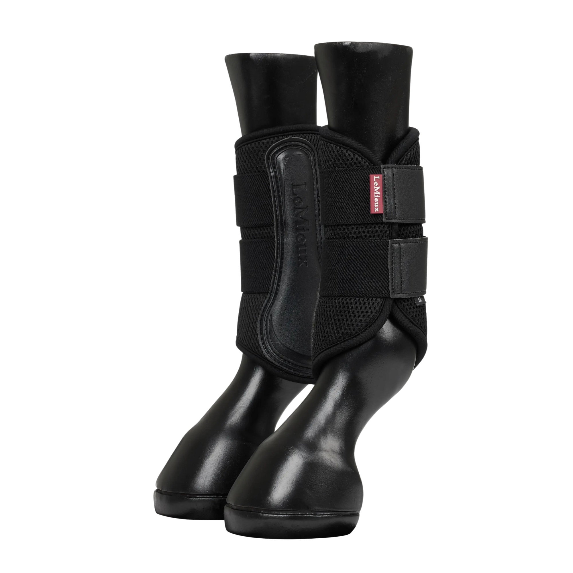 Mesh Brushing Boots - Schwarz