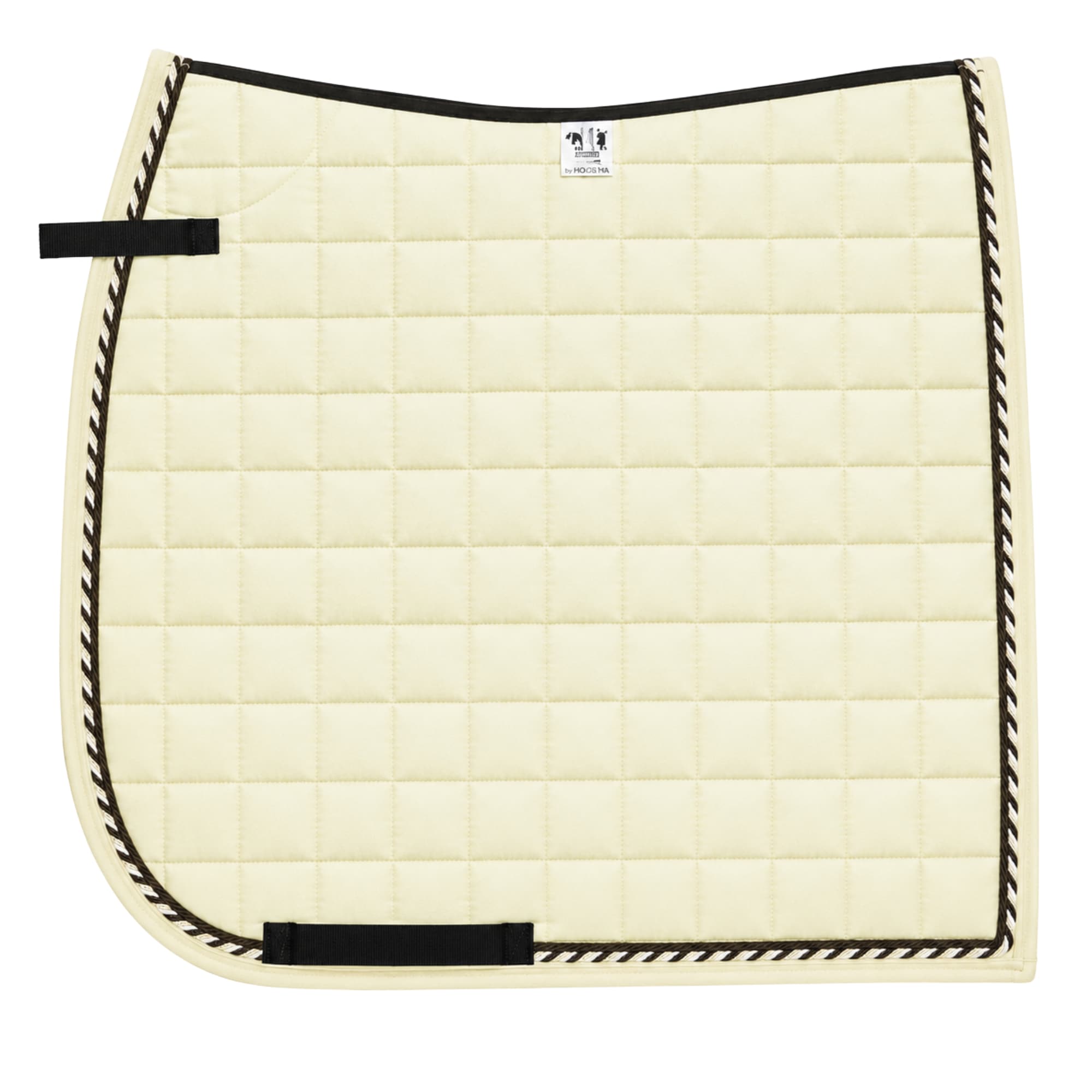 Dressurschabracke - Vanille/Braun/Gold