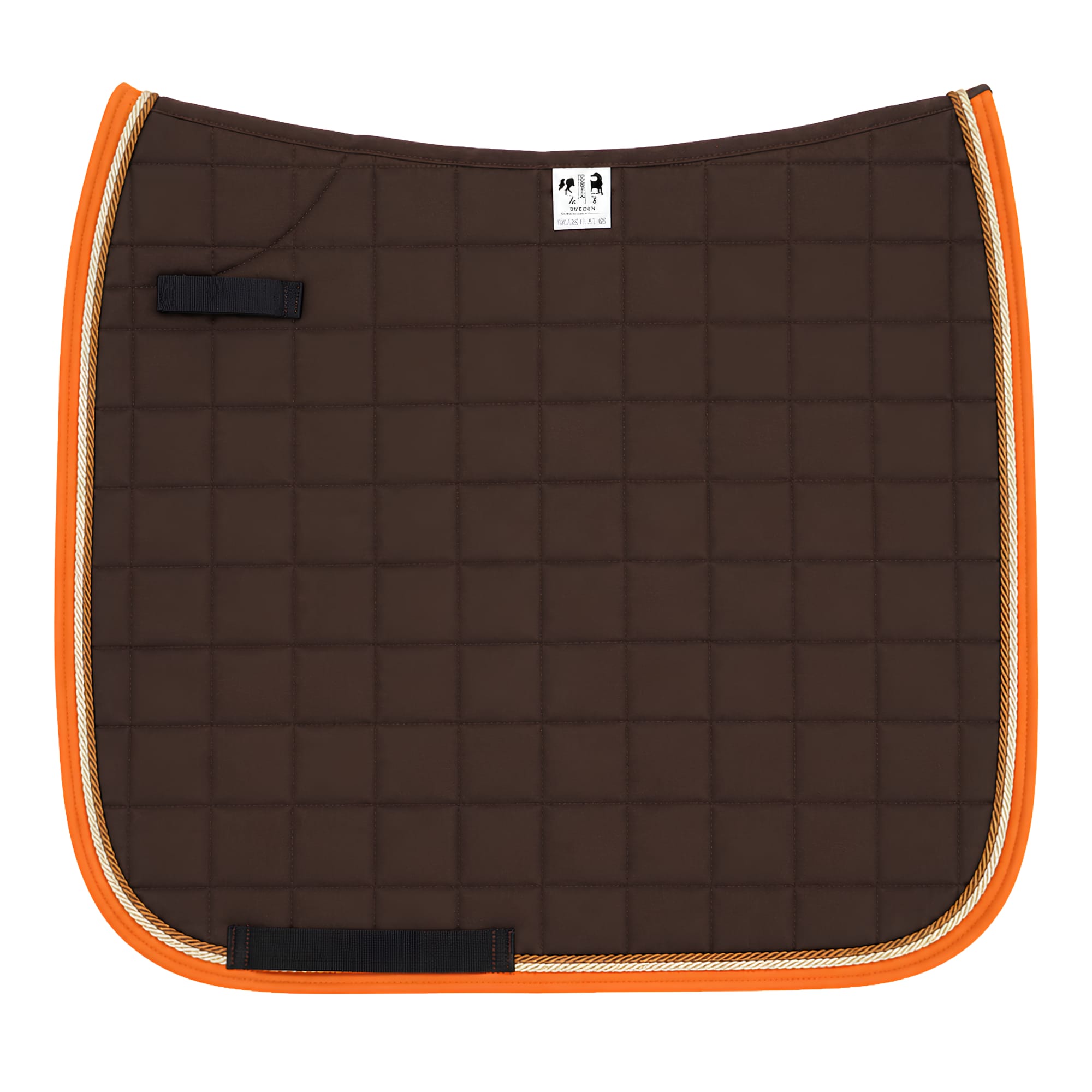 Dressurschabracke - Braun/Rost