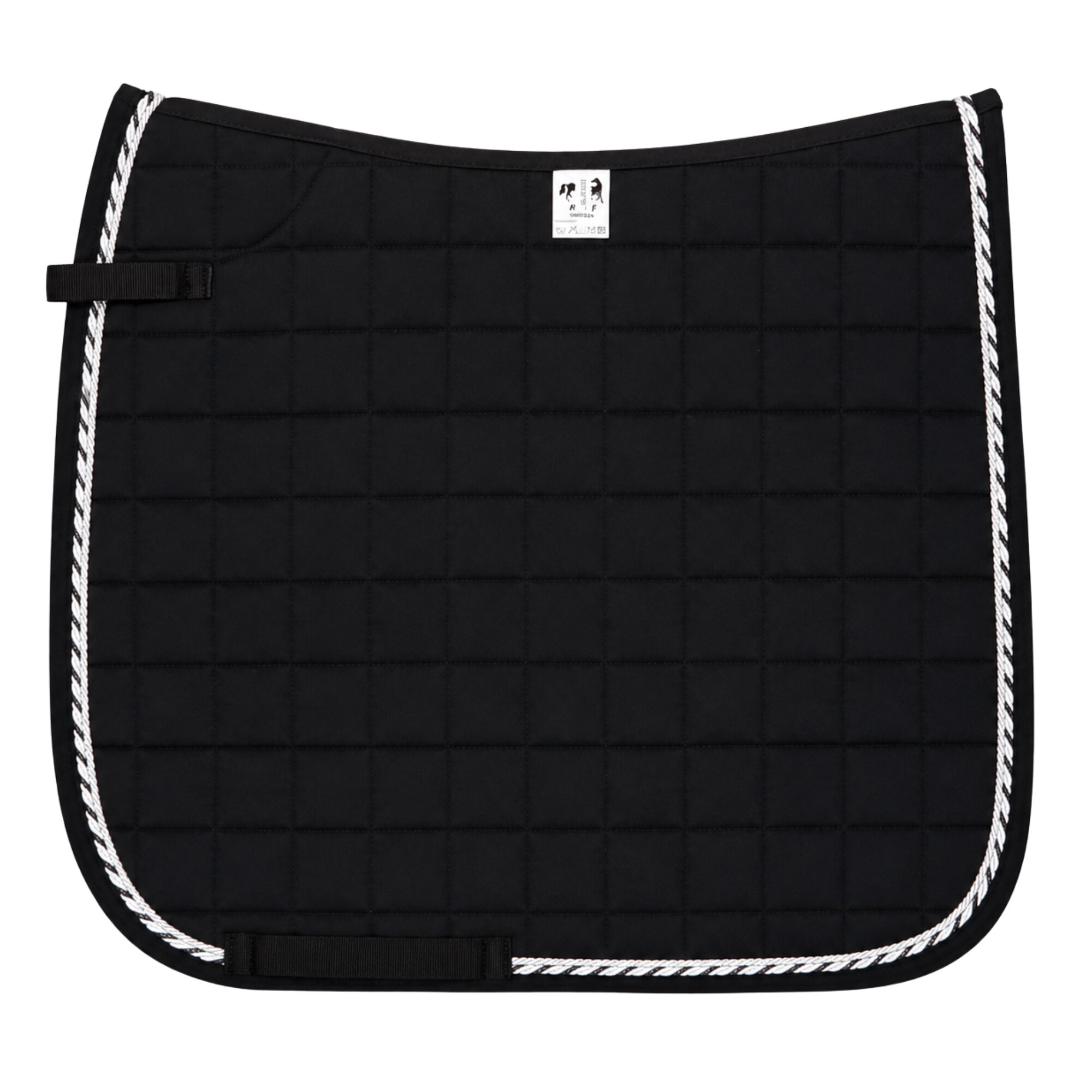 Dressurschabracke - Schwarz/Silber