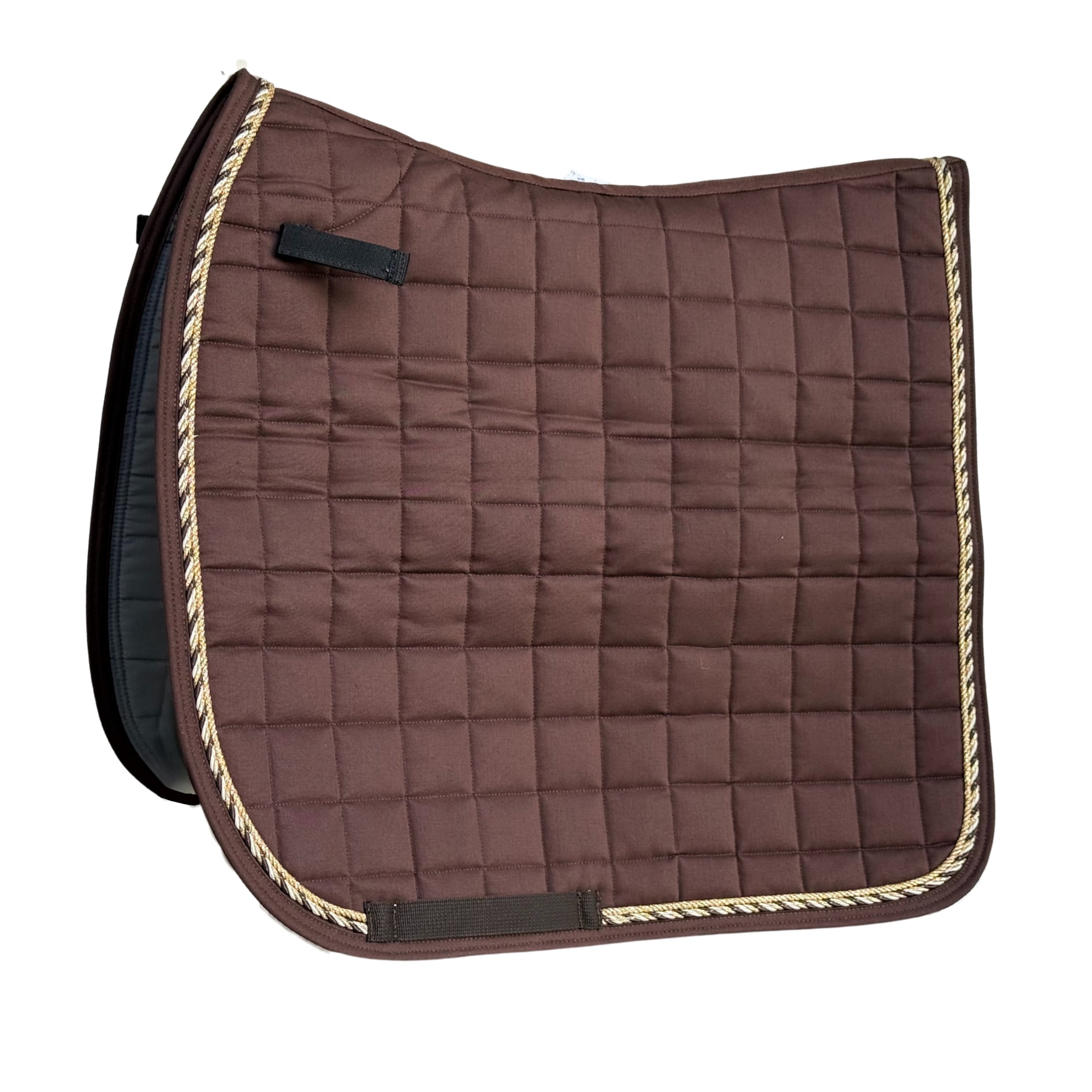 Dressurschabracke - Braun/Gold