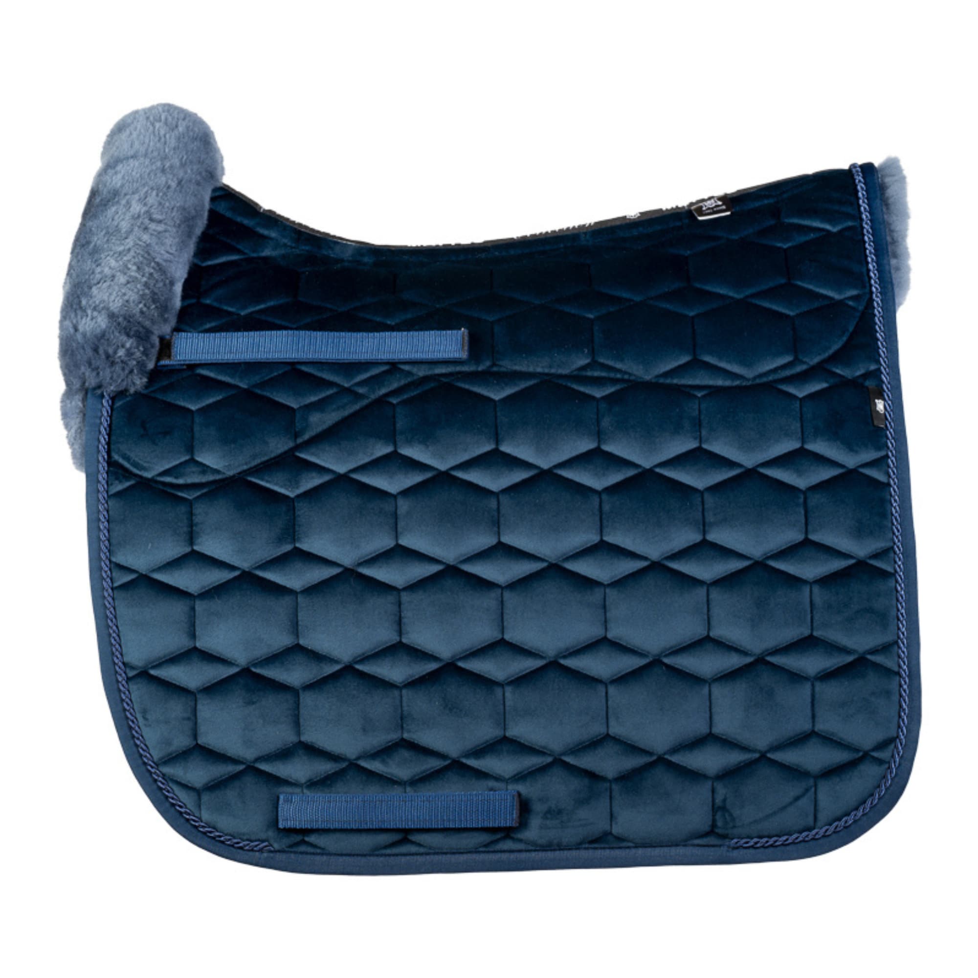 Lammfellschabracke Dr Velvet - Marineblau
