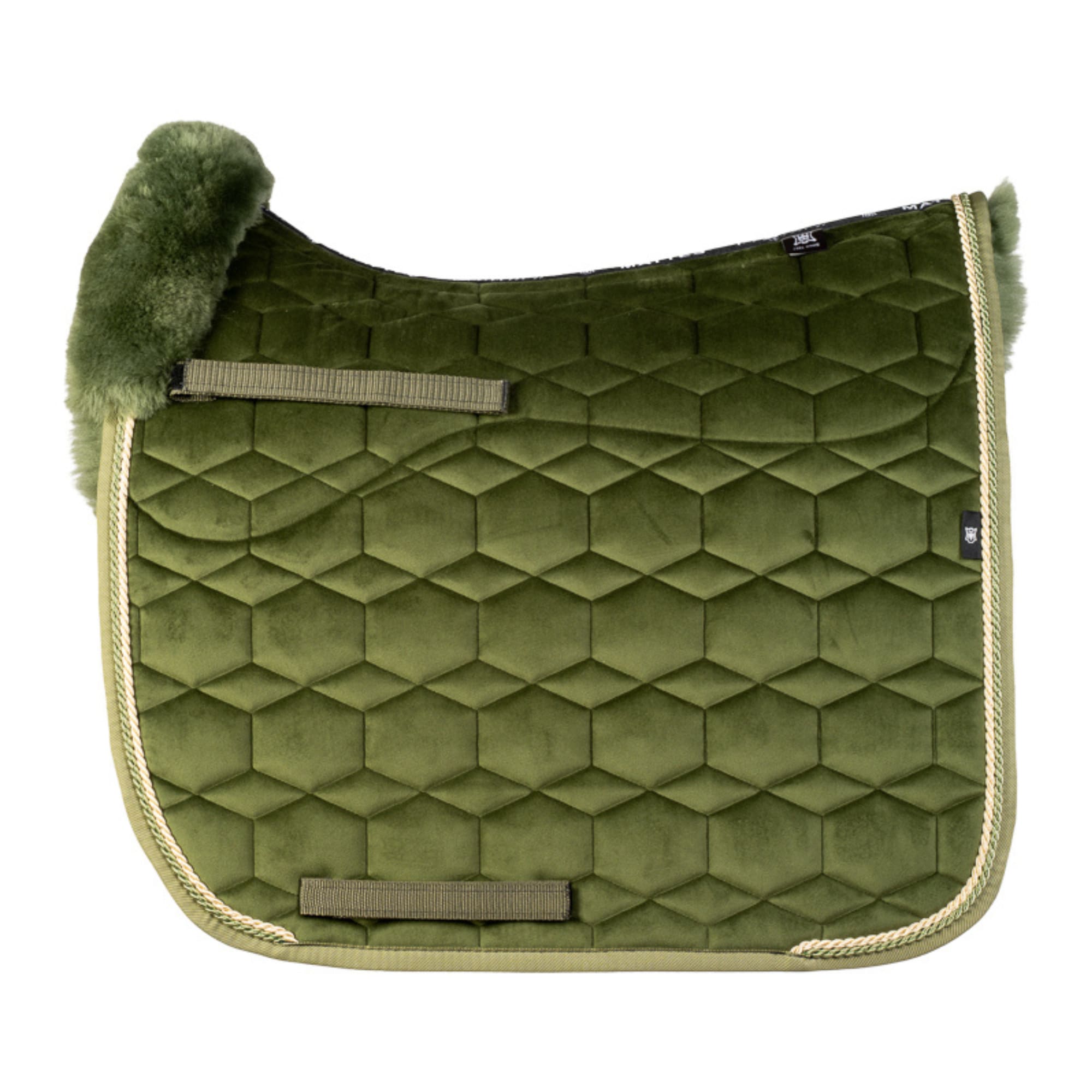 Lammfellschabracke Dr Velvet - Olive