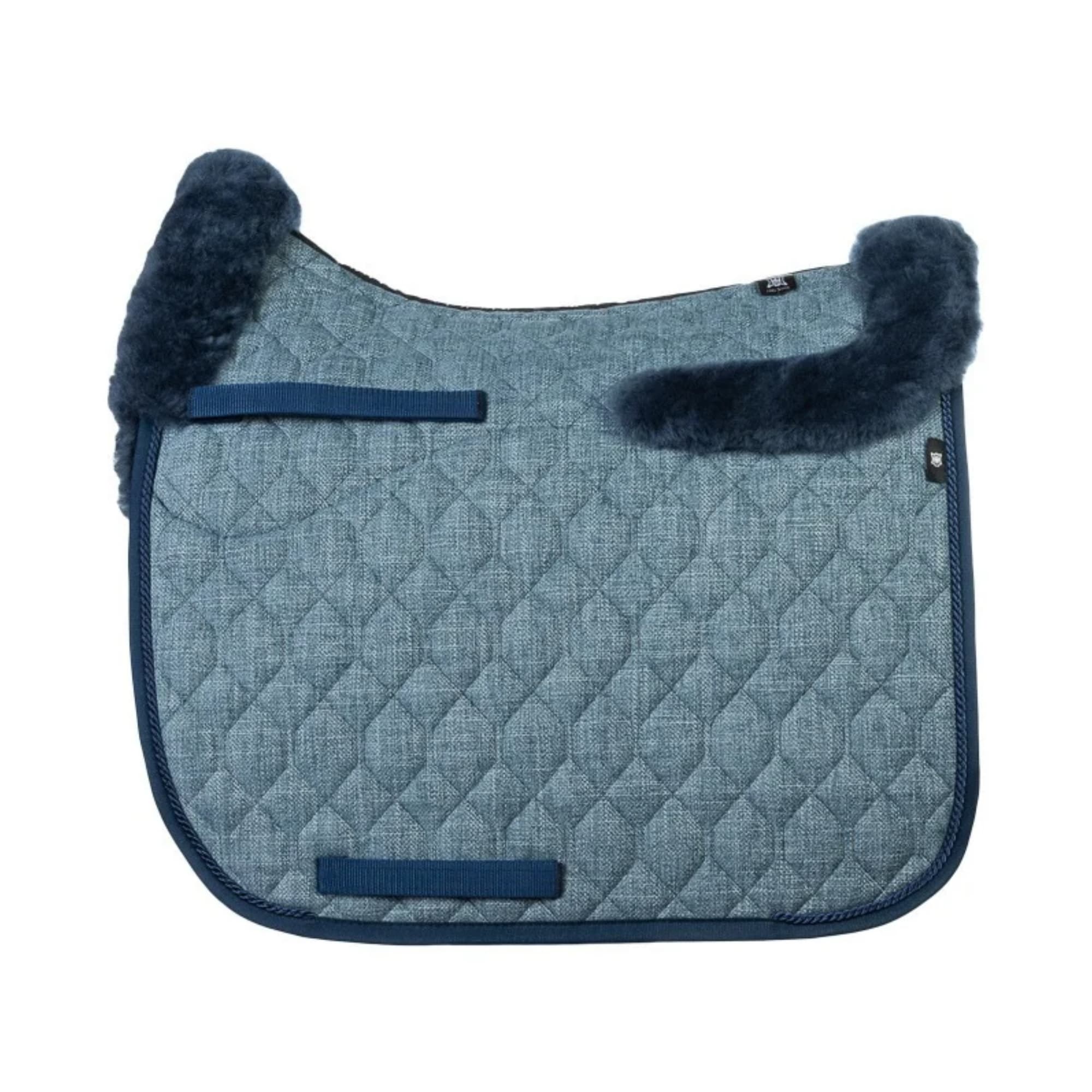 Lammfellschabracke Gimora - Evening Blue/Blue