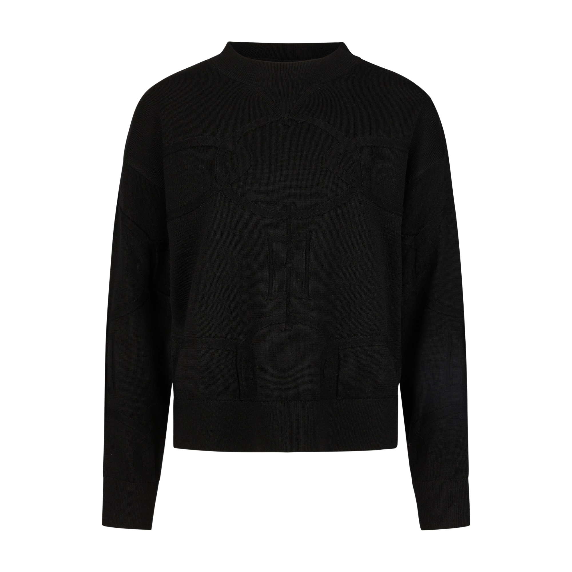 Knitted Pullover - Schwarz