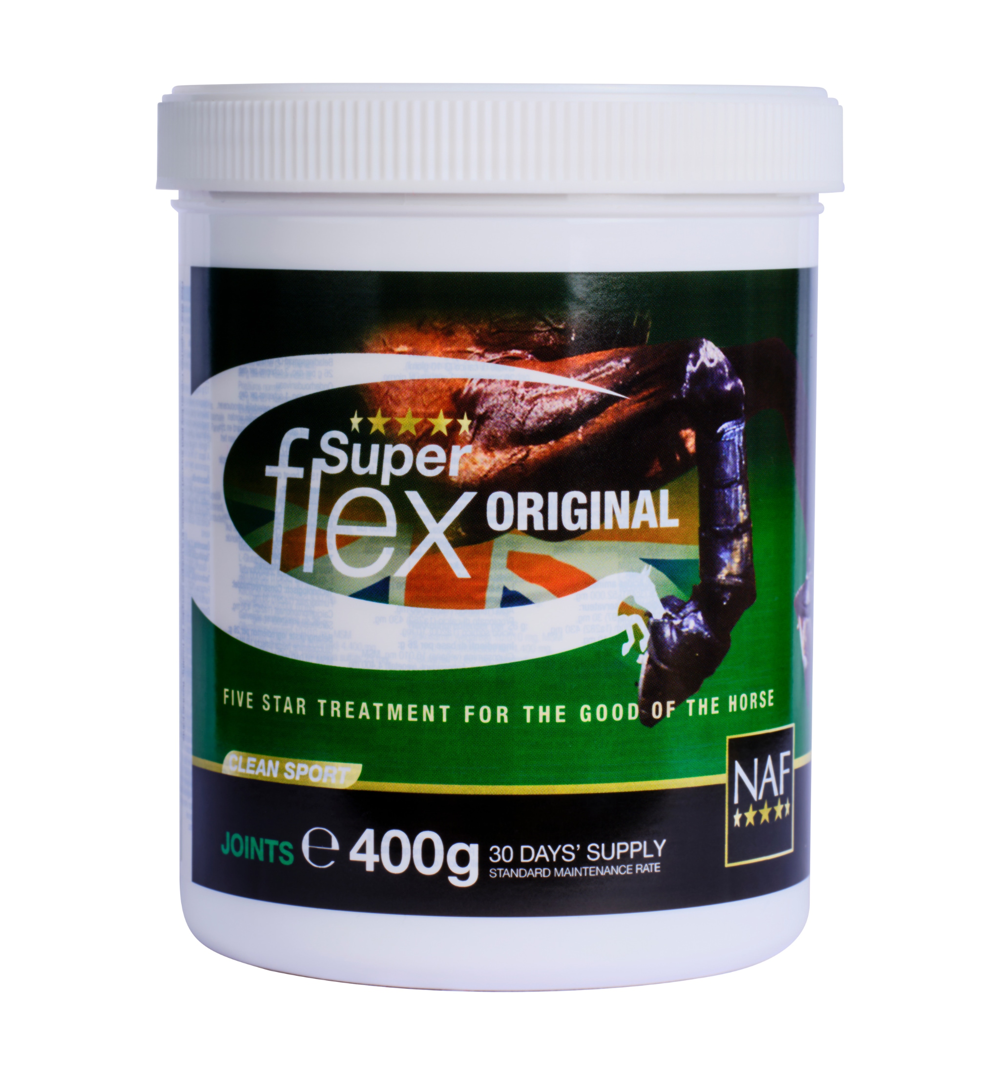 NAF Superflex Pulver ledtillskott för häst - 400 gr