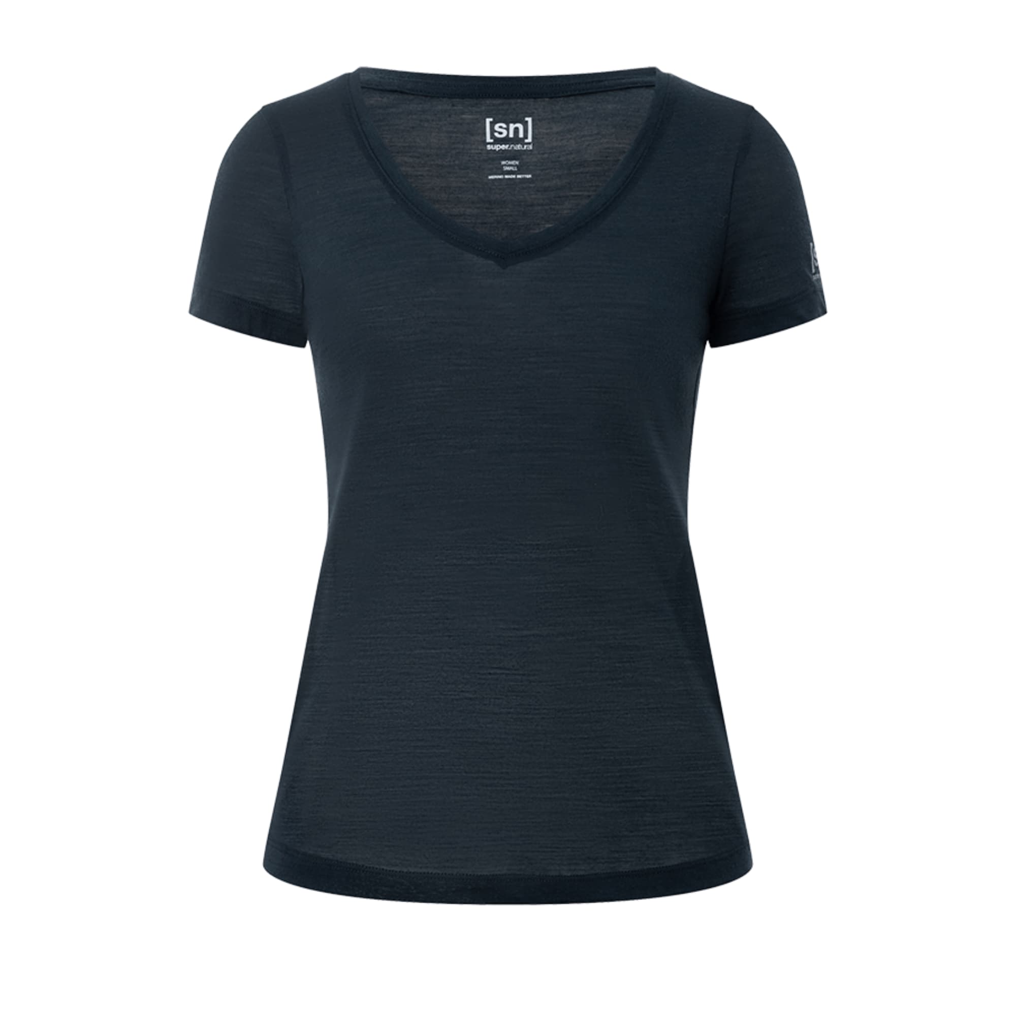 Sierra140 V-Ausschnitt Merino Baselayer – Blueberry