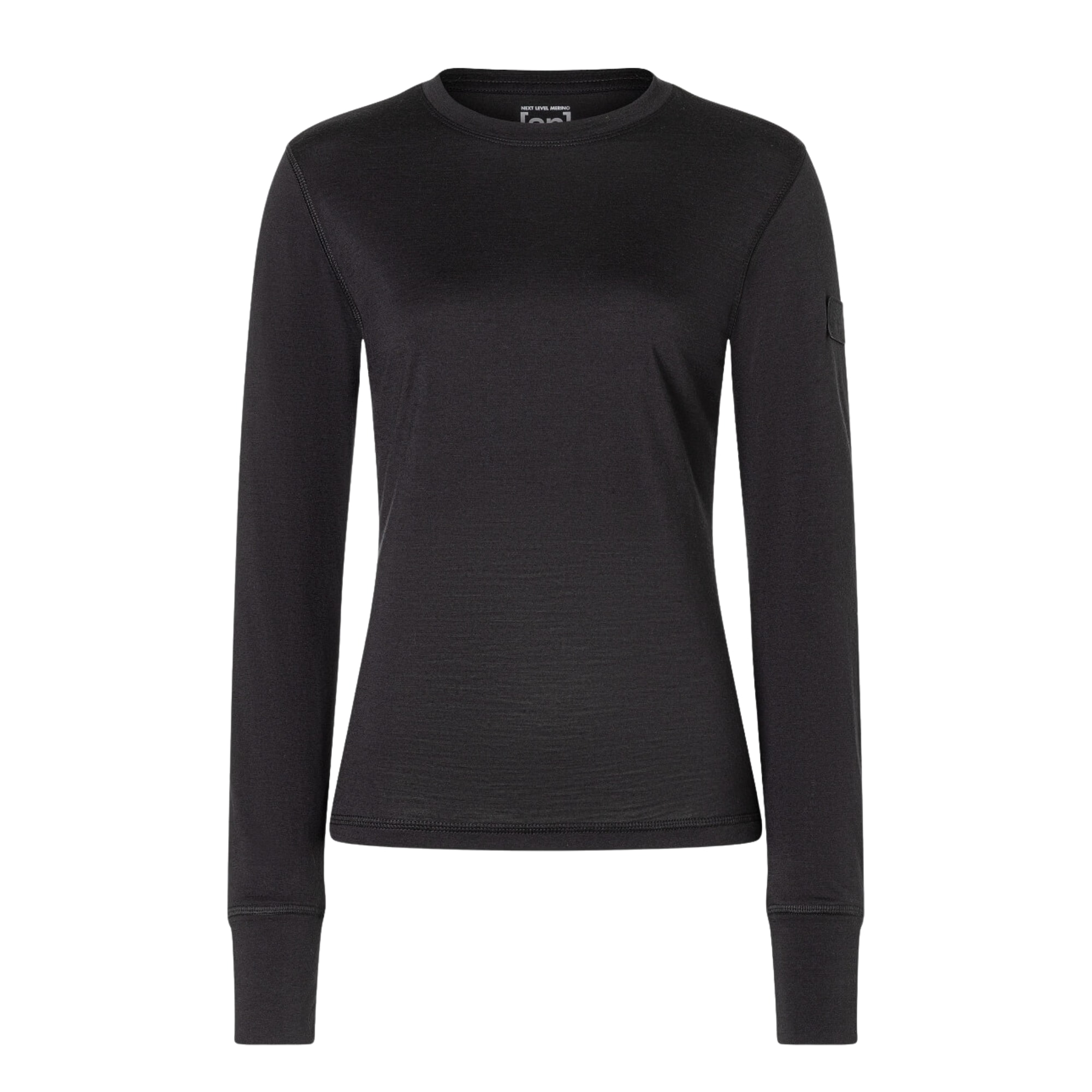 Bio Base Damen Langarm-Baselayer - Jet Black