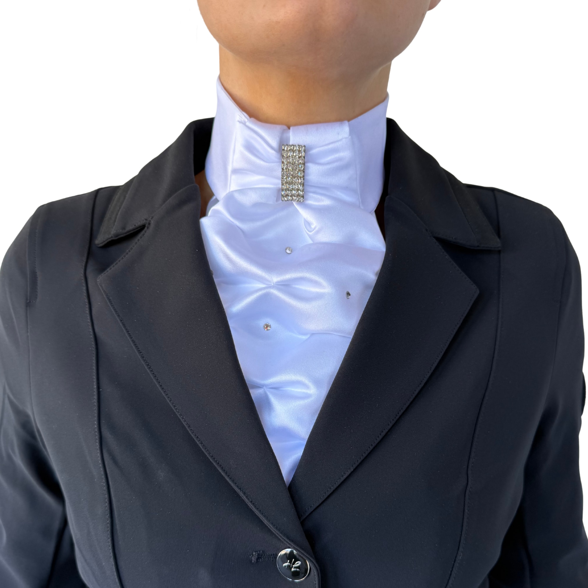 Plastron Contessa Grace - Weiß