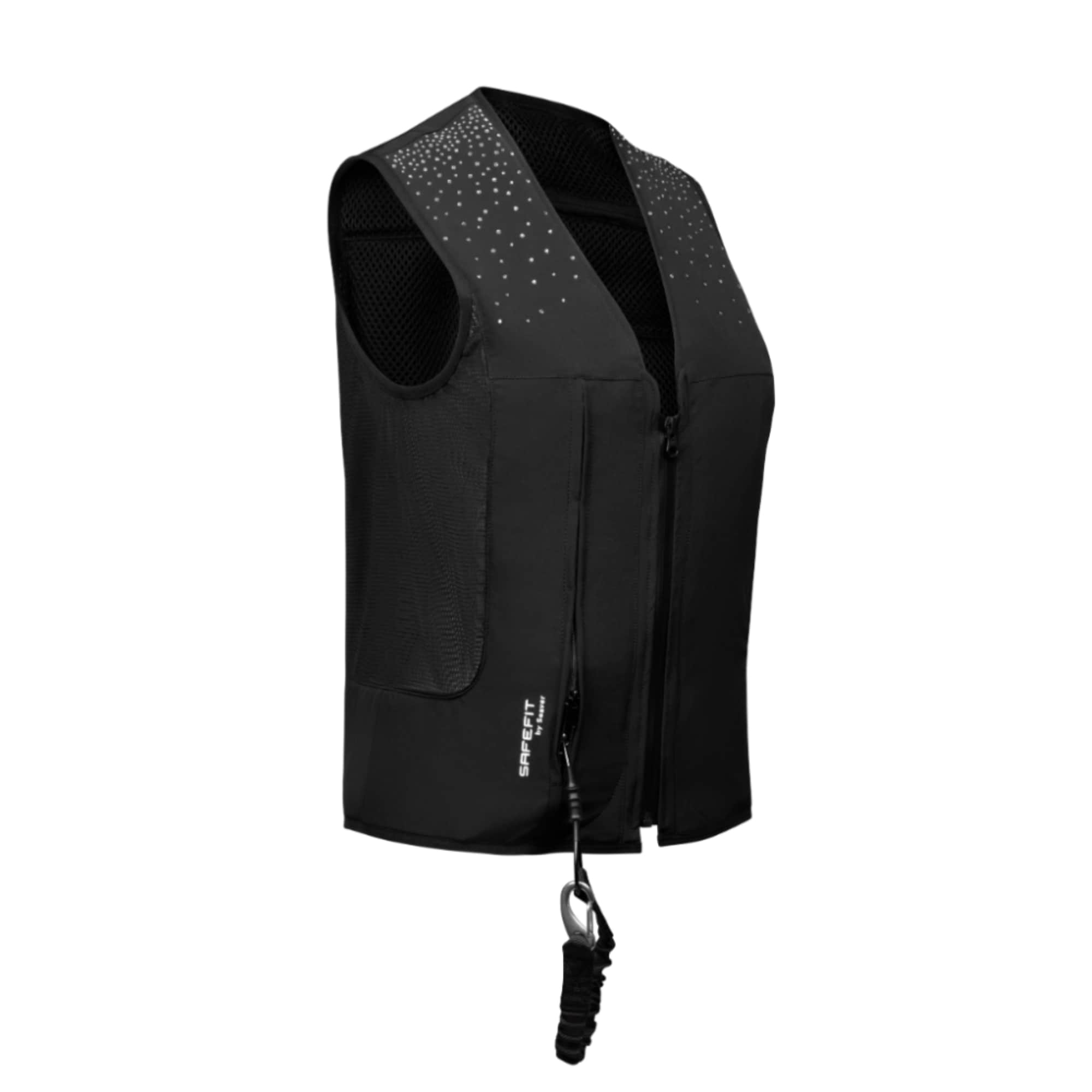 Airbagweste SAFEFIT Crystal Rain SW - Schwarz