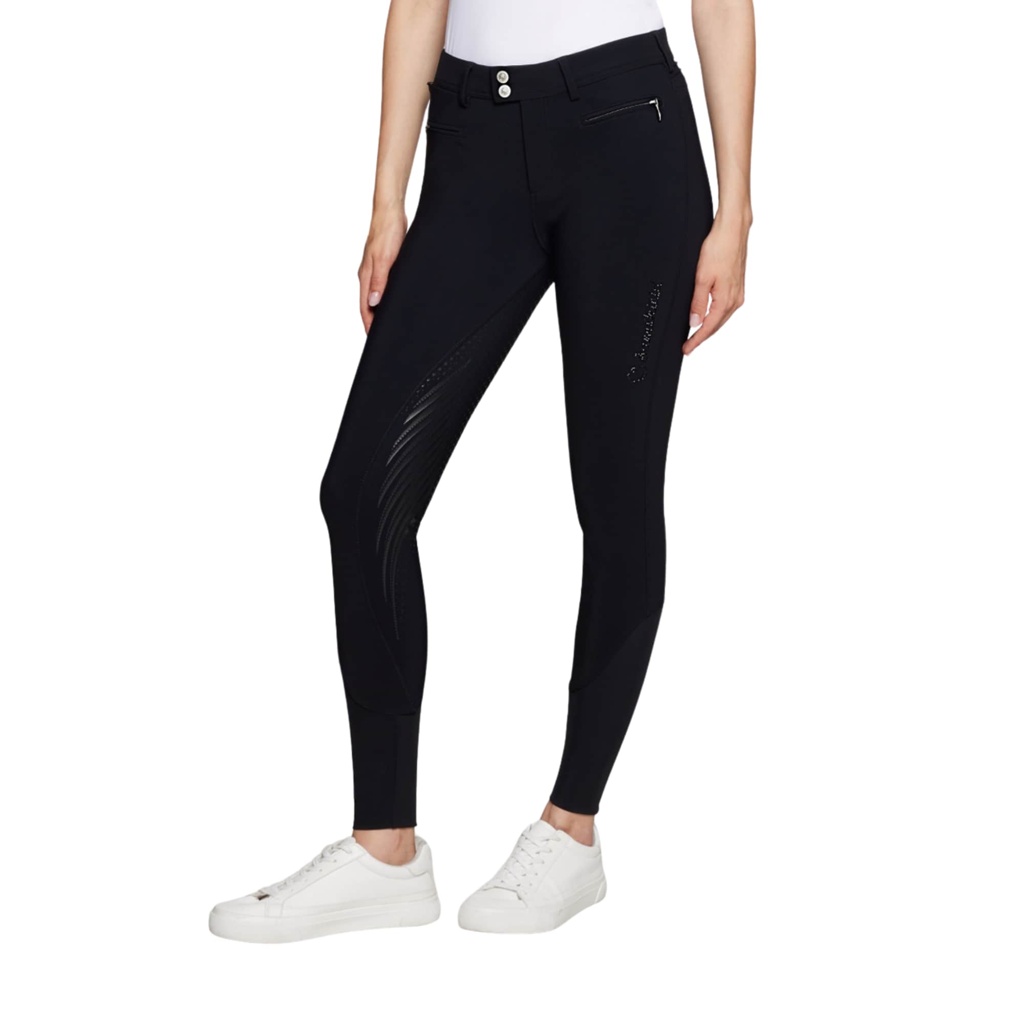 Reithose Diane Full Grip - Schwarz