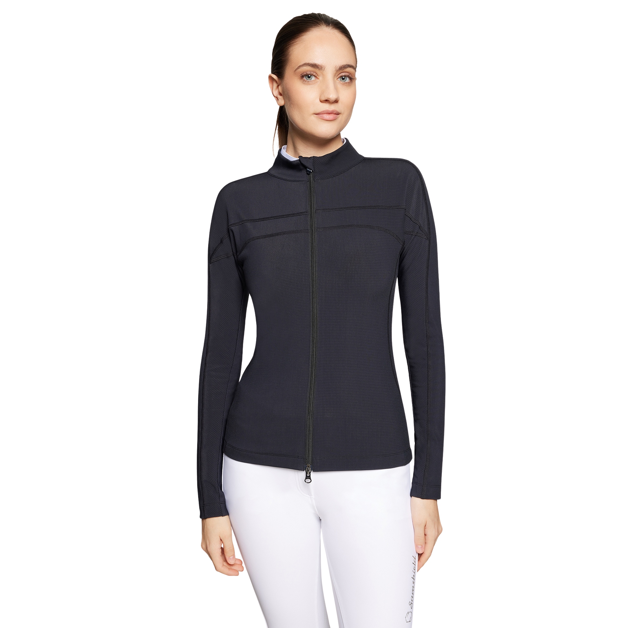 Evelya Turniershirt - Schwarz