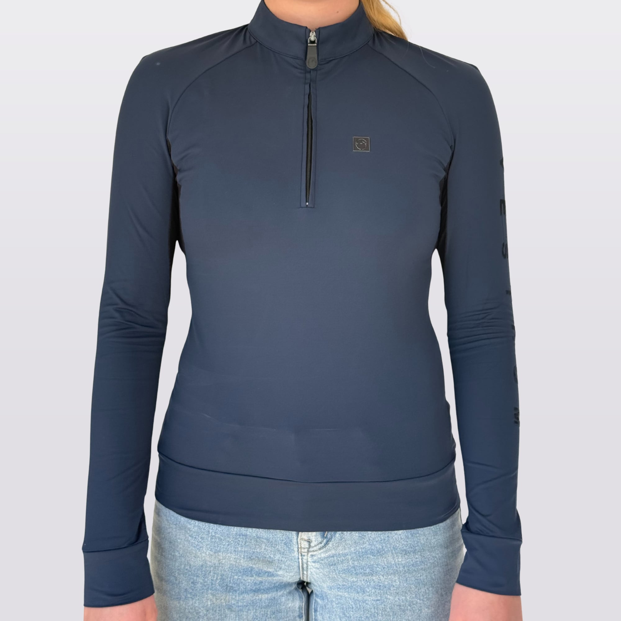 Sundsvall LS Reitshirt - Blau