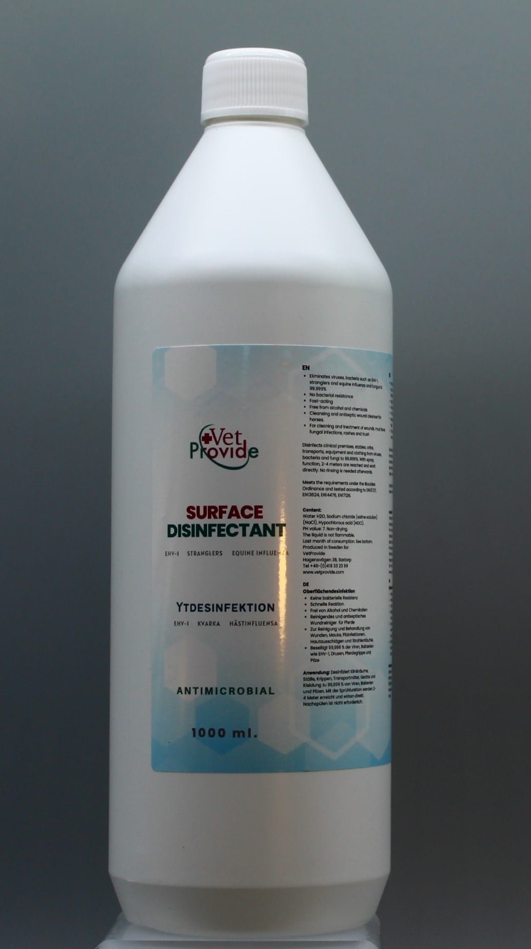 Ytdesinfektion från VetProvide 1000 ml